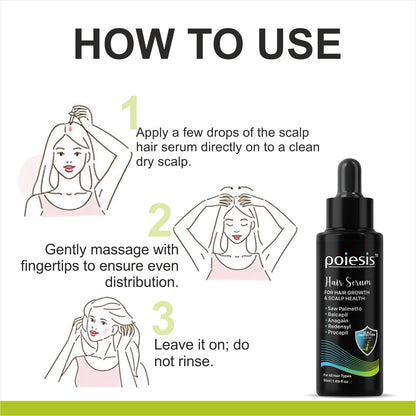 Poiesis Scalp Serum | for Hair Growth & Hair Fall